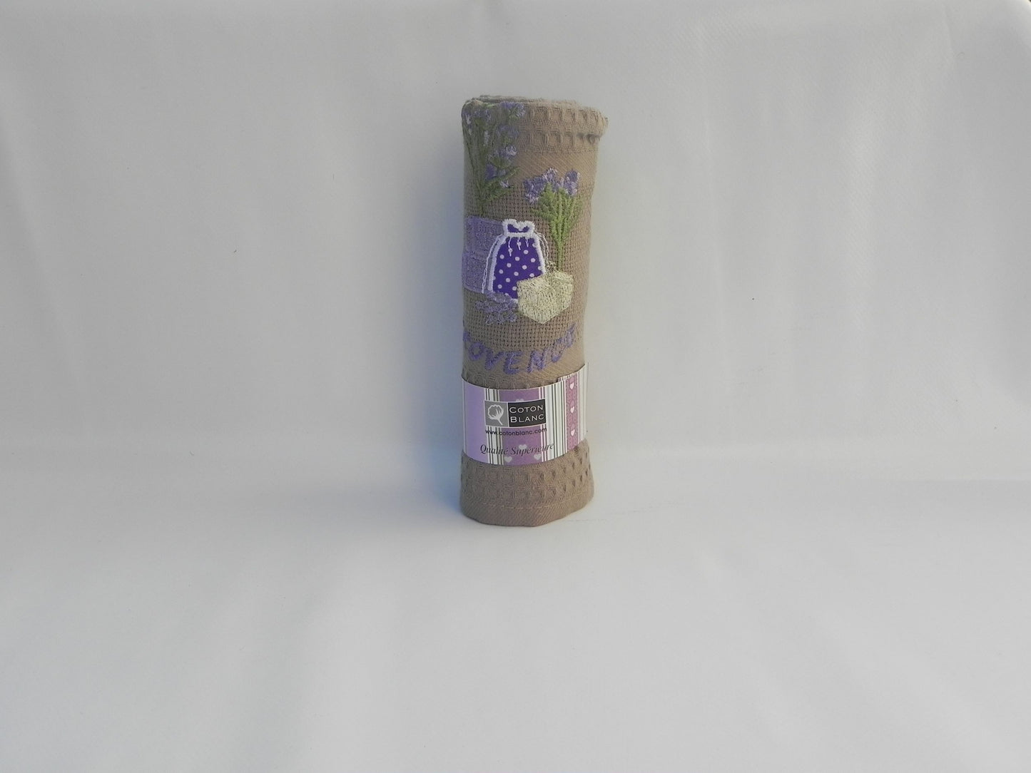 Tochons Nid D'abeille Motif Fleur Savons Gris Taille 50x70