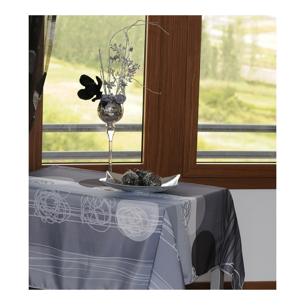 nappe rectangle motif cœur sur fond gris