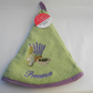 Essuie Main Rond Motif Lavande Olive Vert Dimantion 60cm